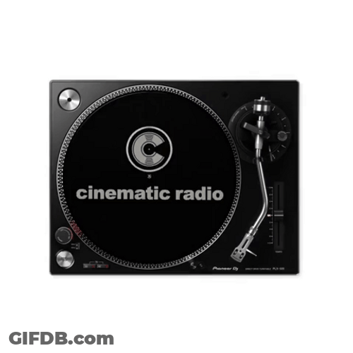 Spinning Cinematic Music Group Vinyl GIF