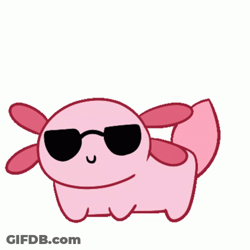 Spinning Crazy Axolotl GIF
