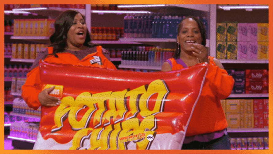 Spinning Dancing Lady Giant Chip GIF