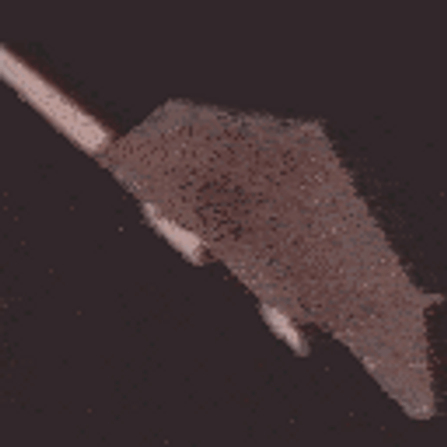 Spinning Diagonally Pixelated Rat GIF
