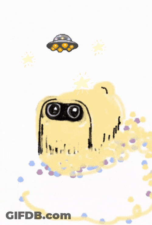 Spinning Dog With Big Eyes GIF