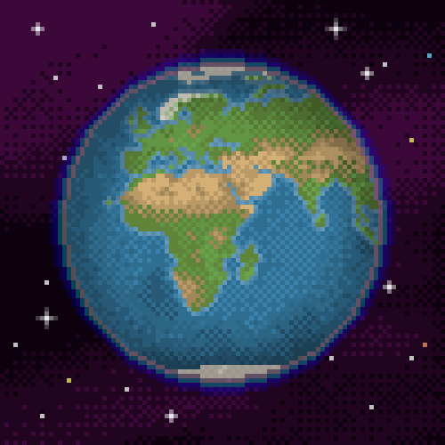 Spinning Earth World GIF