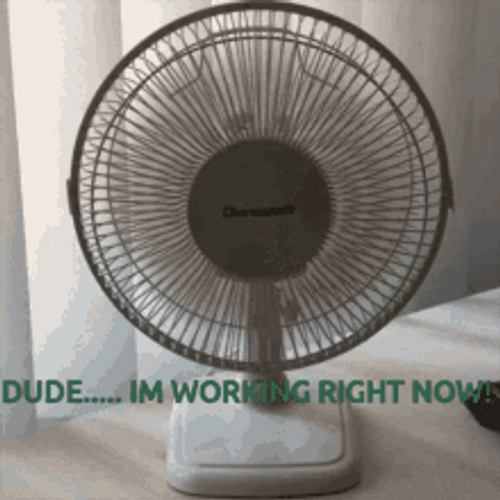 Spinning Electric Fan Meme GIF