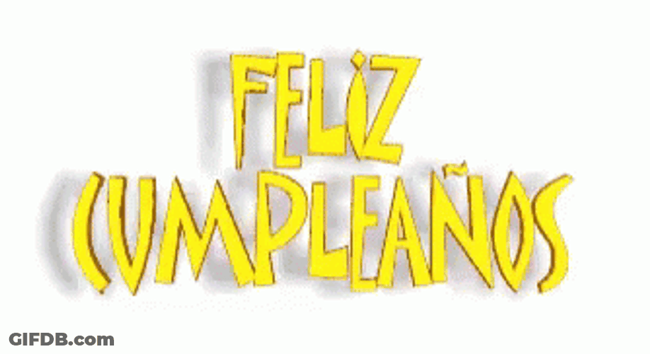 Spinning Feliz Cumpleaños GIF