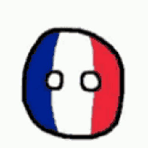 Spinning France Countryballs GIF