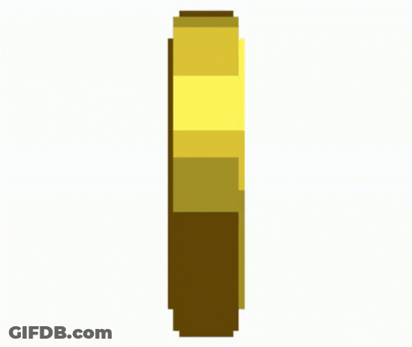 Spinning Gold Coin GIF