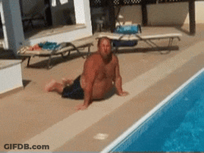 Spinning Human Seal GIF