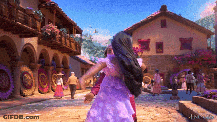 Spinning Isabela Madrigal GIF