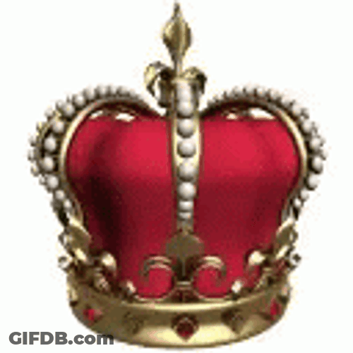 Spinning King Royal Crown GIF
