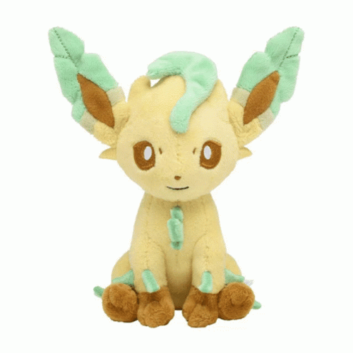 Spinning Leafeon Stuffed Toy GIF
