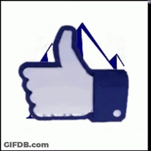 Spinning Like Button With Assil Logo GIF