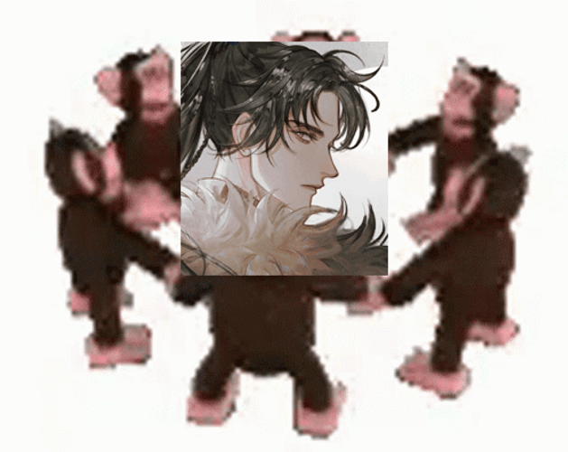 Spinning Monkeys Xiao Chiye Center GIF