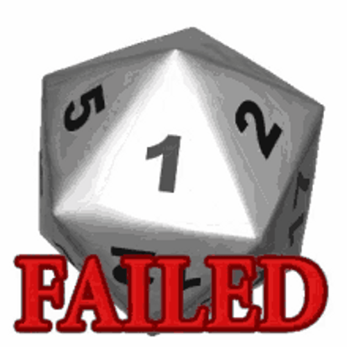 Spinning Number Dice Failed Meme GIF