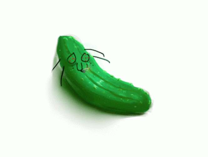Spinning Pickle Animation GIF