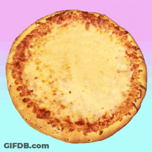 Spinning Pizza Slices Loop GIF