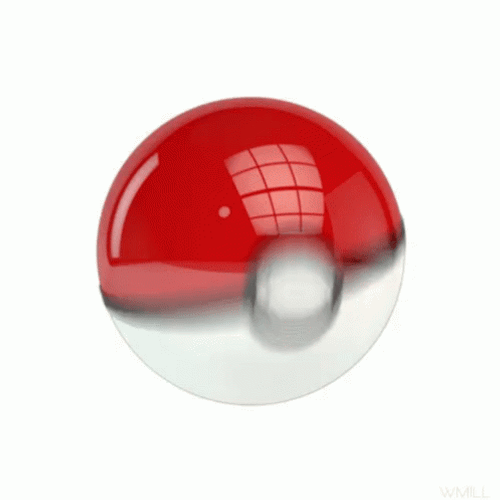 Spinning Red And White Pokeball GIF