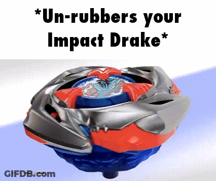 Spinning Top With Un-Rubbers Impact Drake GIF