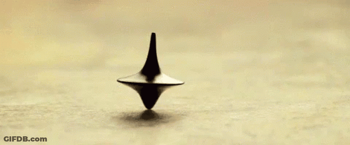 Spinning Totem On The Floor In Inception GIF