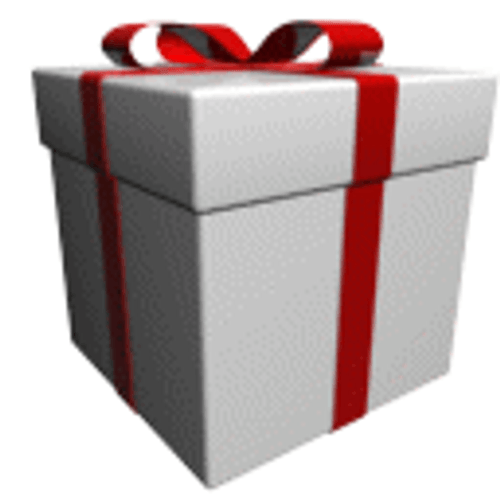 Spinning White Box Gift GIF
