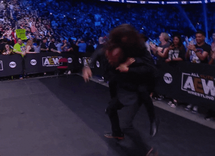 Spinning Wrestlers Monkey Gang Fighting GIF