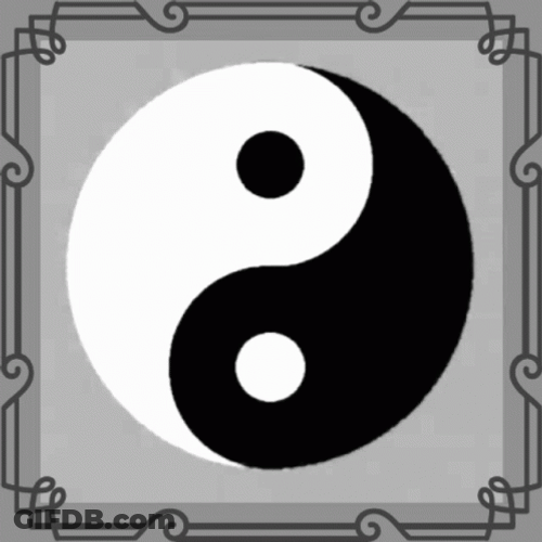 Spinning Yin Yang GIF
