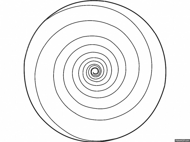 Spiral Simple Template GIF