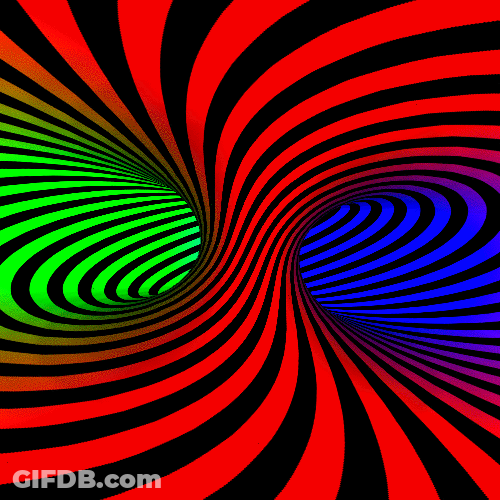 Spiral Vortex With Various Colors GIF