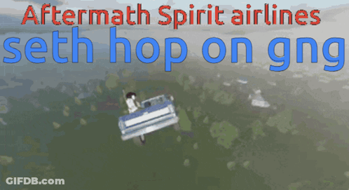 Spirit Airlines Aftermath Poster GIF