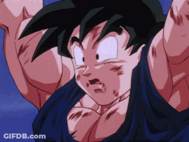 Spirit Bomb Flowing Energy GIF