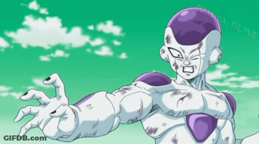 Spirit Bomb Krillin Exploded GIF