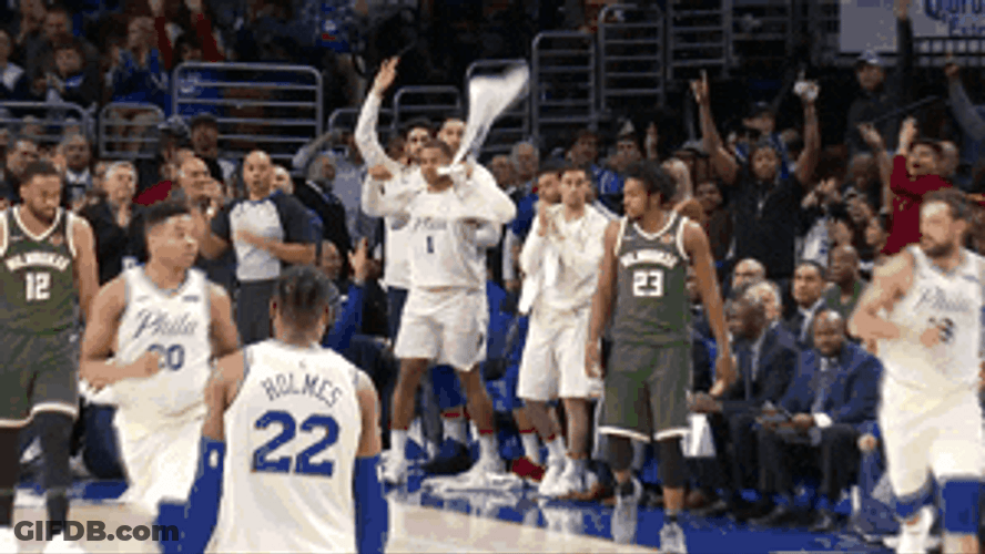 Spirit Fingers Basketball Celebrates GIF