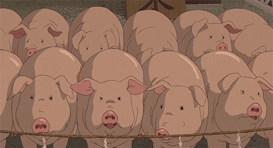 Spirited Away Bathhouse Workers GIF
