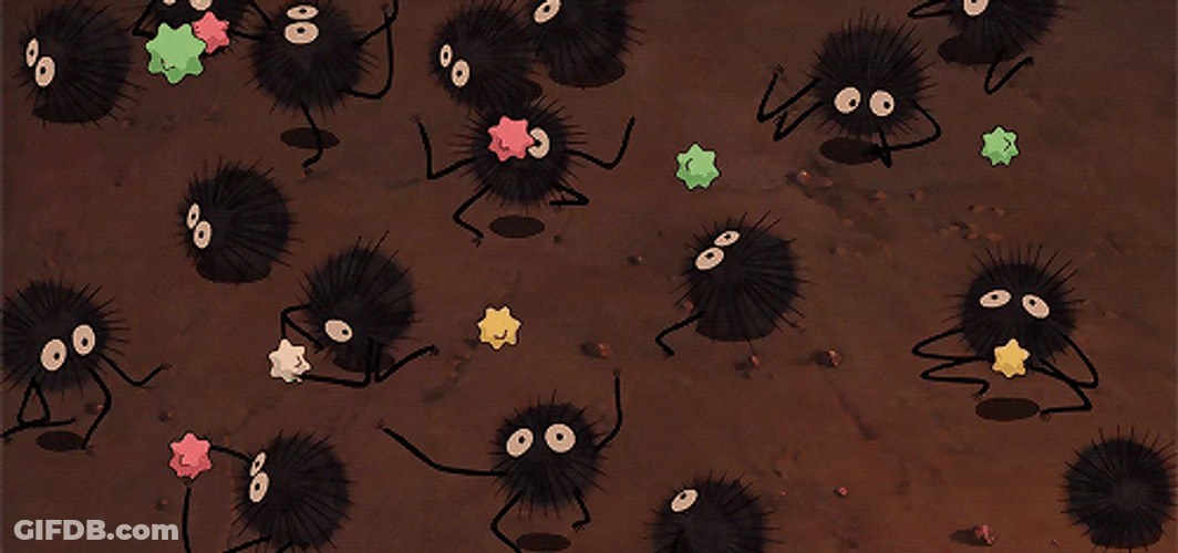 Spirited Away Birthday Party Insects GIF