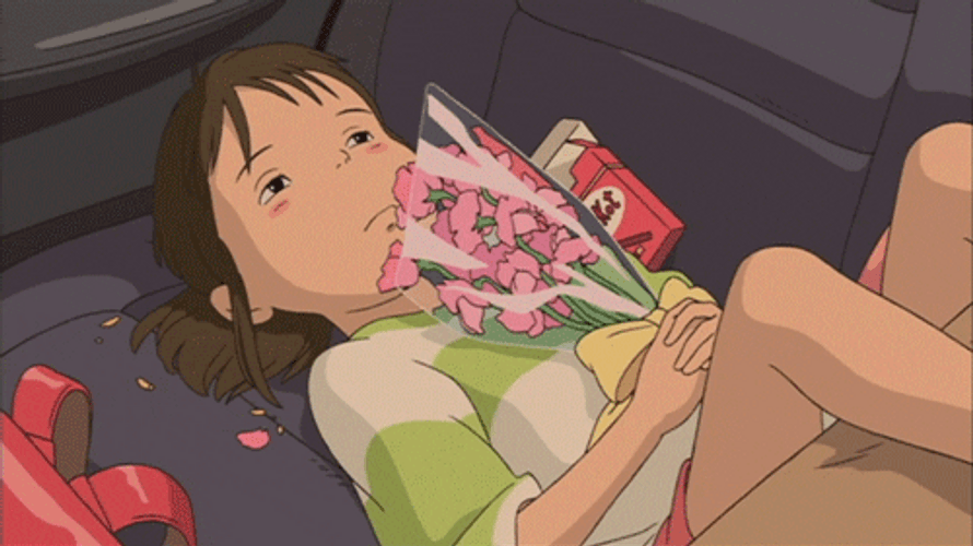 Spirited Away Chihiro Bored GIF