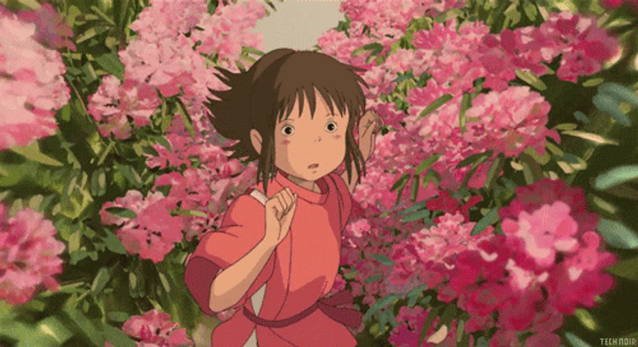 Spirited Away Chihiro Running GIF
