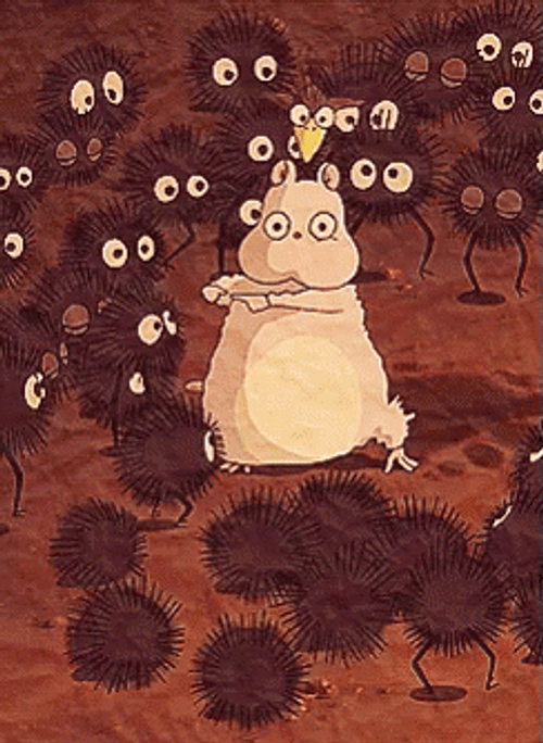 Spirited Away Soot Sprites Boh GIF