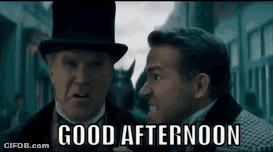 Spirited Good Afternoon GIF