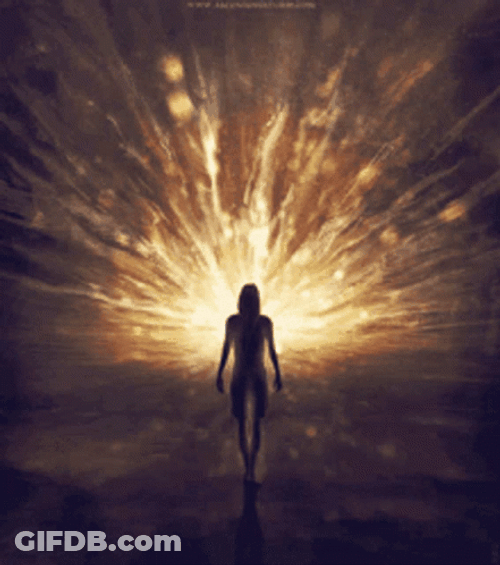 Spiritual Awakening Healing Lights GIF