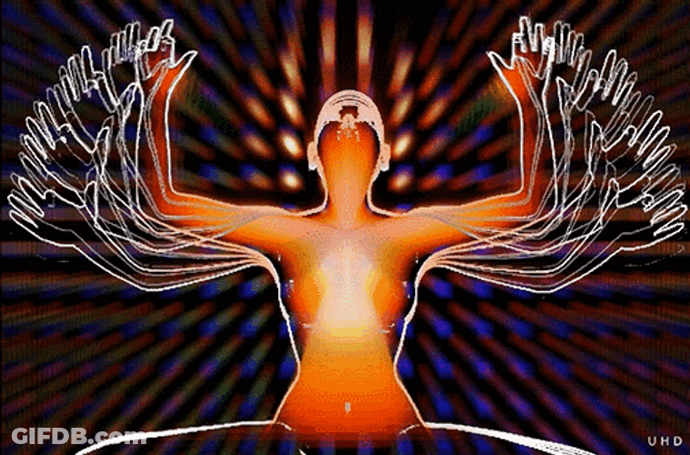 Spiritual Meditation Energy Art GIF