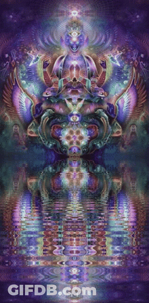 Spiritual Meditation Reflections Hinduism GIF