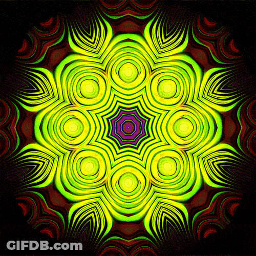 Spiritual Star Optical Illusion GIF