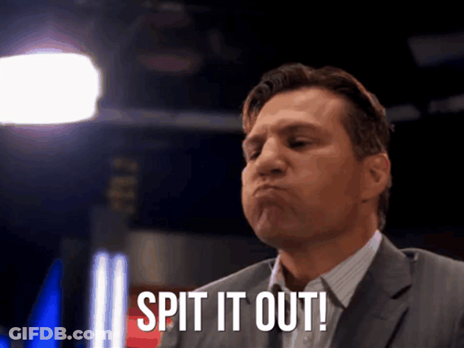Spit Water Spit It Out GIF