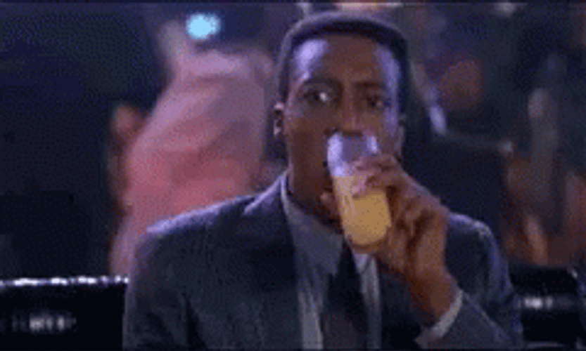 Spit Water Surprised Man In Suit GIF