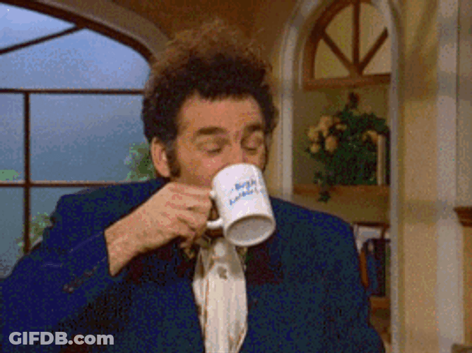 Spitting Out Coffee GIF