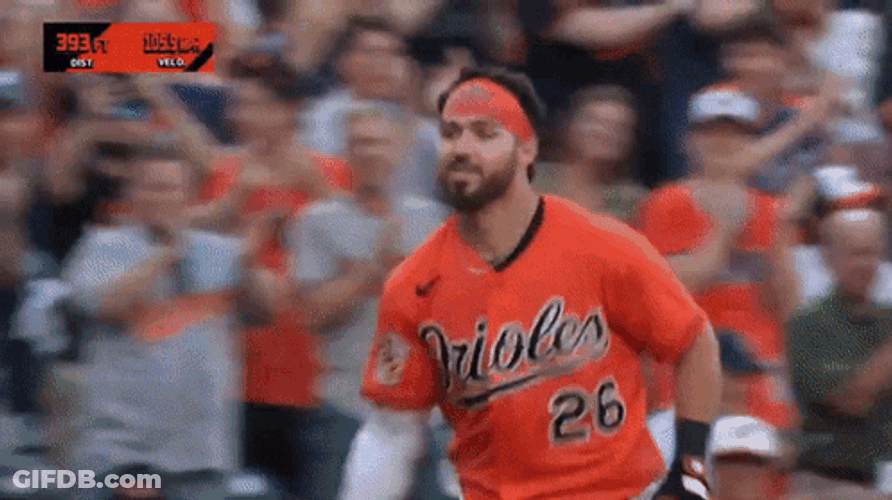 Splashing Water Orioles Win GIF