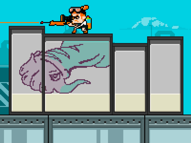 Splatoon 2D Gameplay GIF