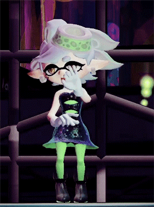 Splatoon Cute Marie Dancing GIF