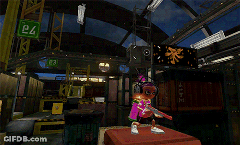 Splatoon N-Zap Weapon Red GIF