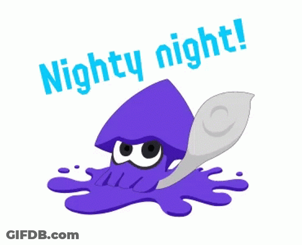 Splatoon Nighty Night GIF