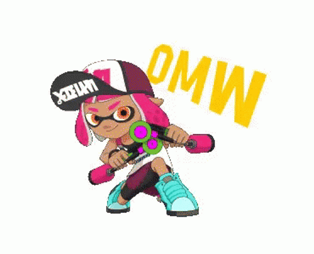 Splatoon OMW Cool Maneuvers Parkour GIF